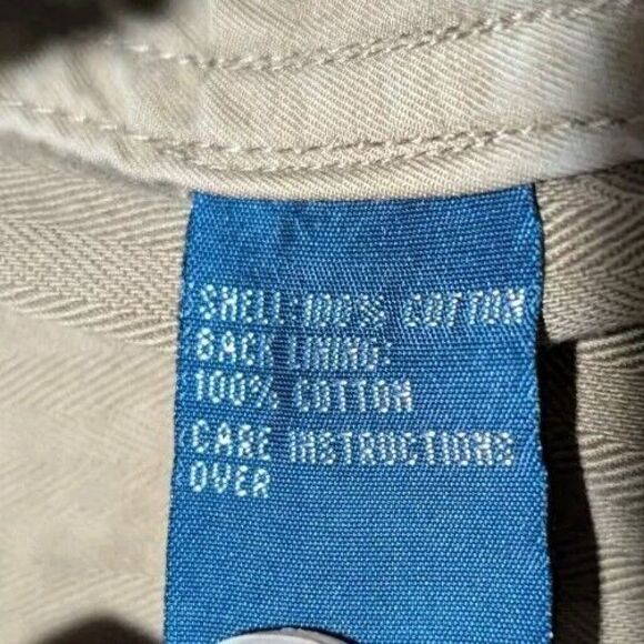 Vintage 90's Polo Ralph Lauren Jacket Hunting Chore Coat Brown Khaki Men's Sz XL - Picture 6 of 11